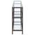 Kate 2-tier Glass/Metal Bookcase