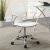 Himari Adjustable Height Leatharette Office Chair with Chrome Base