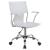 Himari Adjustable Height Leatharette Office Chair with Chrome Base