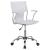Himari Adjustable Height Leatharette Office Chair with Chrome Base