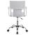 Himari Adjustable Height Leatharette Office Chair with Chrome Base