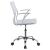Himari Adjustable Height Leatharette Office Chair with Chrome Base