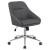 Jackman Upholstered Leatherette Office Chair with Chrome Base