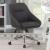 Jackman Upholstered Leatherette Office Chair with Chrome Base