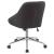 Jackman Upholstered Leatherette Office Chair with Chrome Base