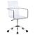 Amaturo Acrylic Seat Office Chair with Chromed Base