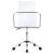 Amaturo Acrylic Seat Office Chair with Chromed Base