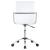 Amaturo Acrylic Seat Office Chair with Chromed Base