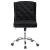 Julius Velvet Upholstered Tufted Office Chair with Chrome Base