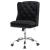 Julius Velvet Upholstered Tufted Office Chair with Chrome Base