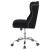 Julius Velvet Upholstered Tufted Office Chair with Chrome Base