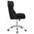 Julius Velvet Upholstered Tufted Office Chair with Chrome Base