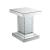 Nysa 80284 Mirrored/Faux Crystals End Table