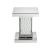 Nysa 80284 Mirrored/Faux Crystals End Table