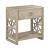 Vista Delray Wood Open Nightstand w/Drawer