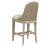 Vista Boca Fabric/Cane/Wood Woven Counter Stool