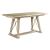 Vista Clayton Rectangular Wood Counter Height Trestle Table