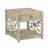 Vista Biscayne Square Wood End Table w/Drawer