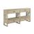Vista Biscayne Wood Hall Console w/4 Drawers