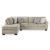 Decelle 2-Piece Polyester L-Shaped Sectional Sofa w/Left Arm Chaise Facing