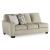Decelle 2-Piece Polyester L-Shaped Sectional Sofa w/Right Arm Chaise Facing