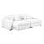 SM 80386 Fabric L-Shaped Sectional Sofa