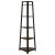 Jacksonville 5-Tier Corner Bookcase with Metal Base