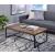 Bob Wood/Metal Rectangular Coffee Table