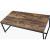 Bob Wood/Metal Rectangular Coffee Table