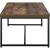 Bob Wood/Metal Rectangular Coffee Table