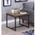 Bob Wood/Metal Rectangular End Table