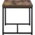 Bob Wood/Metal Rectangular End Table