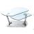 8062 Motion Glass Top Cocktail Table