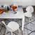 Basil Polypropylene/Leather/Wood Dining Chair