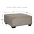 Ballinasloe Oversized Polyester Accent Ottoman