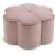 Daisy Velvet Ottoman
