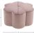 Daisy Velvet Ottoman
