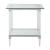 Polyanthus Acrylic/Metal/Glass Square End Table