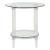Polyanthus Acrylic/Metal/Glass Round End Table