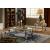Ranita Marble/Wood Rectangular Coffee Table Set
