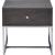 Iban Wood Sqaure Storage End Table w/Drawer