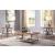 Ikram Wood/Metal Rectangular Coffee Table
