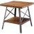 Ikram Wood/Metal Rectangular Coffee Table Set