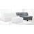 SM Vega Fabric Jumbo Corduroy L-Shaped Sectional Sofa