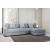 SM Atlas Fabric Jumbo Corduroy Modular Sectional Sofa