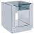 Nysa 81472 Mirrored/Faux Diamonds End Table