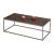 Cecil Wood/Metal Rectangular Coffee Table