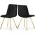 Annie Velvet Dining Chair with Gold Legs