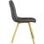 Annie Velvet Dining Chair with Gold Legs