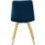 Annie Velvet Dining Chair with Gold Legs
